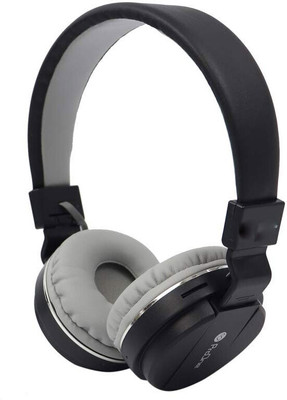 RECTITUDE Best Wireless Headset SH12 Wireless Bluetooth Headphone with FM and SD Card Slot Bluetooth & Wired(Black, On the Ear)