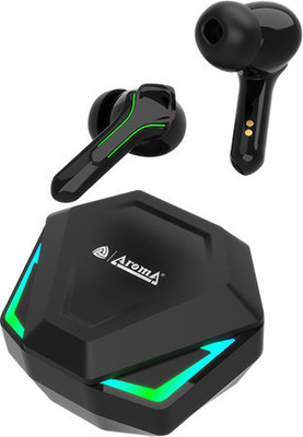 Aroma NB138 Bound 32dB Active Noise Cancellation 60H* Fast Charging Earbuds Bluetooth(Galaxy Black, True Wireless)