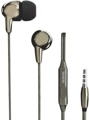 Tunez H114 Wired Earphones with Mic,1.2-meter long cord,3.5mm jack connector Wired(Green, In the Ear)