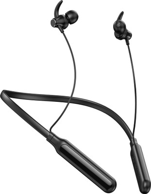 Ridamic Anc earbuds 120-Hrs Standby time 48-Hours Playing Time neckband Bluetooth Gaming(Black, In the Ear)