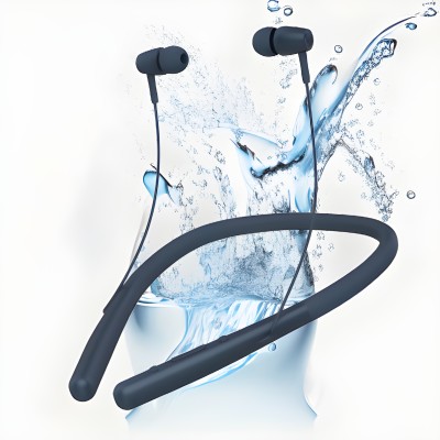 GREE MATT N40 with 46Hrs Playtime,Waterproof,Fast Charging Bluetooth Headset N28 Bluetooth Headset(Black, In the Ear)