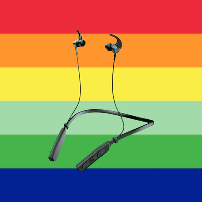 QPG STORE Rokerz 235 Pro Wireless Bluetooth Neckband(0.1520 Bluetooth(Black, In the Ear)