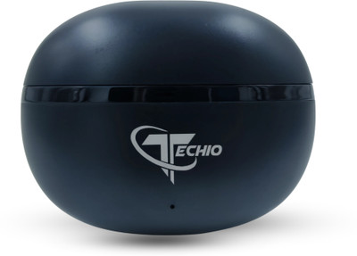 Techio NeoBeats Nova Wireless Earbuds with 40H Battery, AI Assistant & Touch Control Bluetooth(Black, In the Ear)