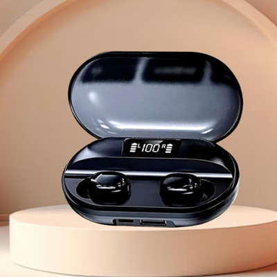 SACRO T2 TWS 5.0 Bluetooth With led Display Earbuds Compatible for All Smartphone G487 Bluetooth(Black, True Wireless)