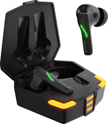 ZEBRONICS ZEB-PODS zi 6 (Beast),Gaming TWS, 24H Backup, BTv5.4, Splash Proof,Flash Connect Bluetooth(Black, True Wireless)