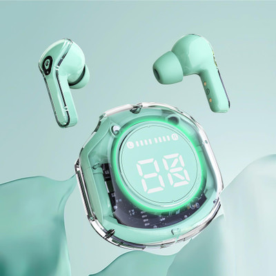 Pharaoh ECHO PO V5.3 With IPX7 TRUE WIRELESS BLUETOOTH SWEAT PROOF ANC Headset EP34 Bluetooth(Green, True Wireless)