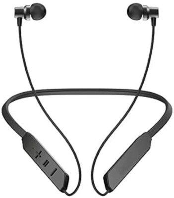 Telstar BT Max Earphones with 30H Battery & Extra Bass, Incoming Call Vibration & mic Bluetooth Headset(Black, In the Ear)
