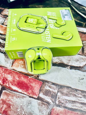 NKL New Superab Design UltraPods Buds With Charging Case 891 Bluetooth(Green, True Wireless)