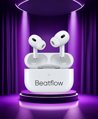 BeatFlow AirpoX Pro 2 Best premium quality -(USB-C) 83 Bluetooth(White, True Wireless)