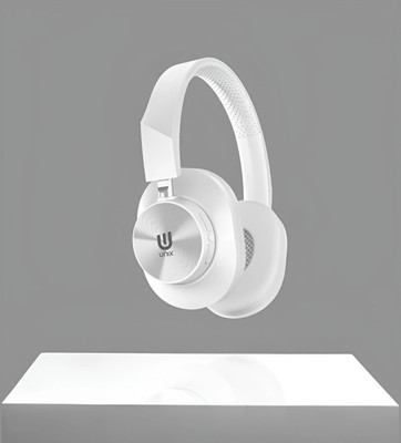 Unix Mellow Wireless Headphones I 36 Hrs PlaytimeI 40MM Drivers I Adjustable Headband Bluetooth(Grey, On the Ear)