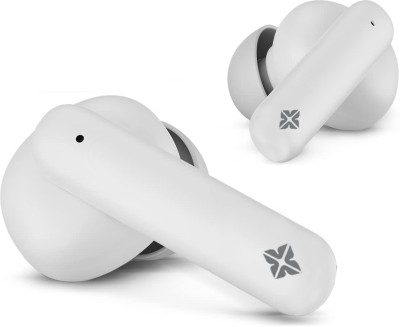 VRUX Bassbuds Bluetooth Truly Wireless Earbuds 20Hrs Playtime Headphones Deep Bass Bluetooth Headset(White, True Wireless)