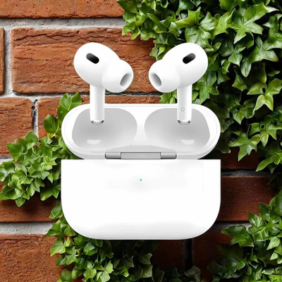 SAIBABA Air with Deep Bass & Mic Bluetooth(White, In the Ear)