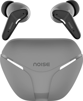 Noise Buds MVP102 with Dual Pairing, 60 Hours Playtime,Ultra Low Latency,ENC,Quad Mic Bluetooth(Rogue Grey, True Wireless)