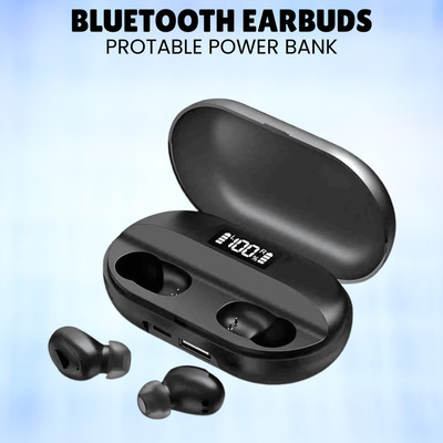 SACRO T2 (Earbuds)TWS 5.0 Bluetooth With LED Display Compatible for All SmartphoneG115 Bluetooth(Black, True Wireless)