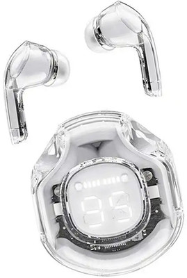 CIHROX TWS Bluetooth 5.1Truly Wireless in Ear Earbuds with 25H Playtime,Quad Mic ENC-A8 Bluetooth Gaming(White, True Wireless)