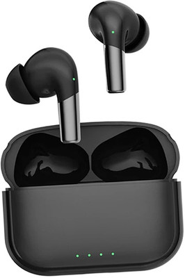CIHROX True Wireless in-Ear Earbuds, TWS with 50H+ Playtime, Clear Calls & High Bass Bluetooth Gaming(Black, In the Ear)