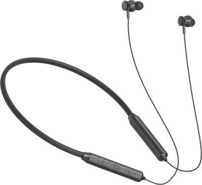 Qeikim Bluetooth Headset Earphone Neckband For Mobile Phone Running Sports Bluetooth Gaming Headset(Black, In the Ear)