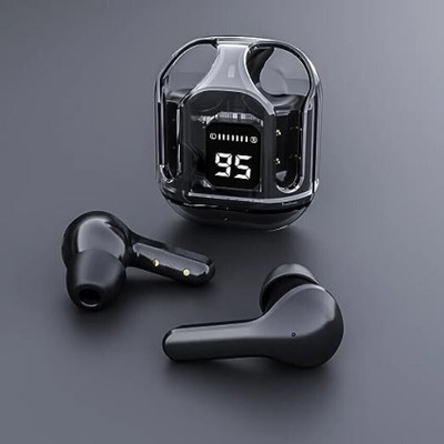 Techfly Ultrapods V5.3 Sweatproof True Wireless ANC Earbuds 5 Bluetooth(Black, True Wireless)