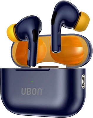 Noor J26 Earbuds V5.3 With 40 hr Play time With ANR Enable Bluetooth(Navy Blue, In the Ear)