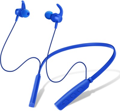 CIHYARD CH-271 Pull Fire - 30 Hours Playtime Bluetooth Neckband (BLU4) Bluetooth Headset(Blue, In the Ear)
