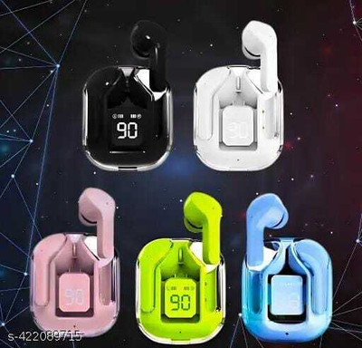 MK STORE Ultrapods new V5.3 Sweatproof True Wireless ANC (multicolour) Bluetooth(Multicolor, On the Ear)