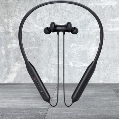 GDS 48 Hours Playtime Bluetooth Wireless Neckband Headphones Earphone_HZ Bluetooth & Wired(Black, In the Ear)
