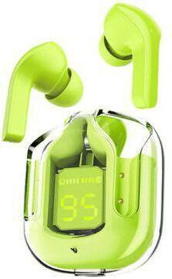 Techfly Ultrapods Gaming V5.3 Sweatproof True Wireless ANC Earbuds u14 Bluetooth(Green, True Wireless)