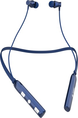 Aroma NB119 Platinum - 48 Hours Playtime Bluetooth Neckband Bluetooth Headset(Blue, In the Ear)