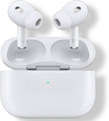 Fixon M19 TWS Earphone Touch Control Mirror Digital Display Wireless Bluetooth 5.200 Bluetooth(White, True Wireless)