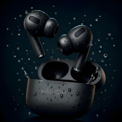 BULLSTORM Earbuds With Premium Quality Sound Bluetooth(Black, True Wireless)