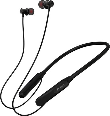 APES AudioWrap Wireless Bluetooth Neckband, 20Hrs Playtime,10mm Dynamic Drivers Bluetooth(Black, In the Ear)