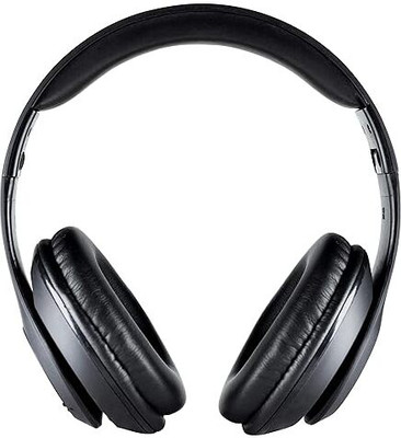 ADCOM Shuffle Over-Ear Wireless Bluetooth Headset with Built-in Mic Powerful Bass Bluetooth(Black, On the Ear)