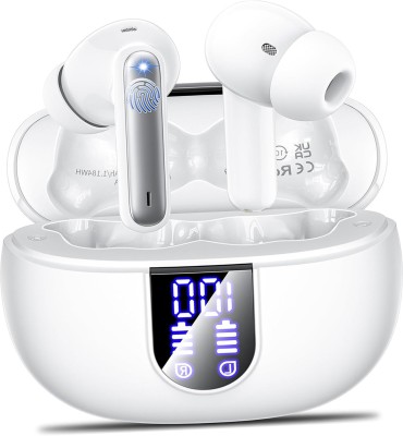 Chaebol Ultrapods Earbuds/TWs/buds 5.2 Earbuds ASAP with 30H Playtime, Headphones Bluetooth Gaming(White, True Wireless)