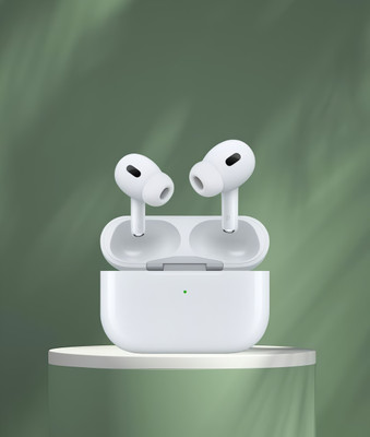 Morxt Air-podx pro (2nd generation) MX314 Badshah Upto 24 Hours Playtime (USB-C) Bluetooth(White, On the Ear)