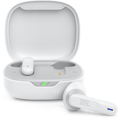 JBL Wave 300 TWS, 26Hr Playtime, Open-Ear Design, JBL Epic Sound, Touch Control Bluetooth Headset(White, True Wireless)
