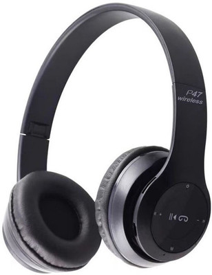 RECTITUDE Wireless Headphones, Hi-Fi Sound with Deep Bass & Lightweight Wireless Headset Bluetooth(Black, On the Ear)
