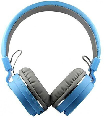 MECKWELL CALLING COMPATIBLE HEADPHONE Bluetooth Gaming(Blue, Grey, On the Ear)