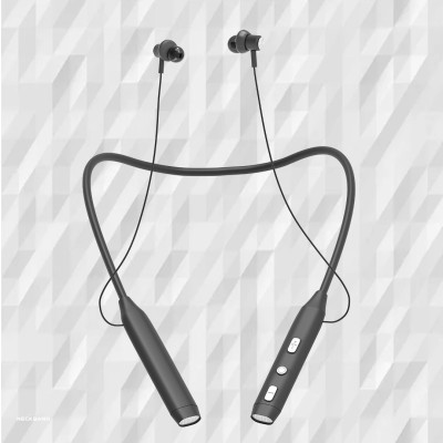 Qeikim NB-117 Beat 25 Hours Playtime Fast Charging, Dual Pairing Bluetooth Gaming Headset(Black, In the Ear)