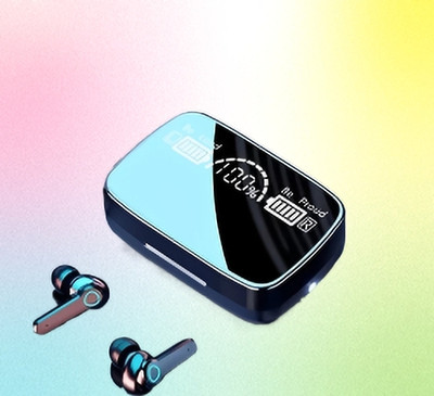 Clairbell TWS_M19_Buds 5.1 Earbuds with 280H Playtime, Headphones with Power Bank_B18 Bluetooth without Mic(Black, In the Ear)