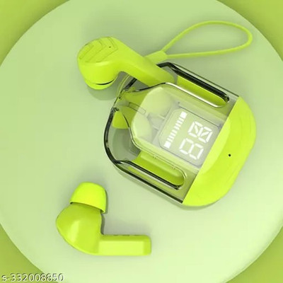 NKL Smart Design UltraPods Buds With Charging Case,Mic 83 Bluetooth(Green, True Wireless)