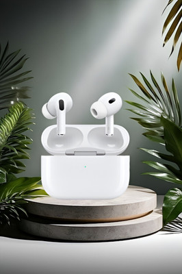 Fenimit Creation Aerpodds pro 2 (2nd generation) ANC spatial audio features Wireless Bluetooth(White, True Wireless)