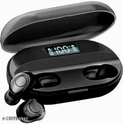YAROH T2 TWS Earbuds: 26hr Playback, Bluetooth 5.1, iOS/Android Compatible VIP59 Bluetooth(Black, In the Ear)