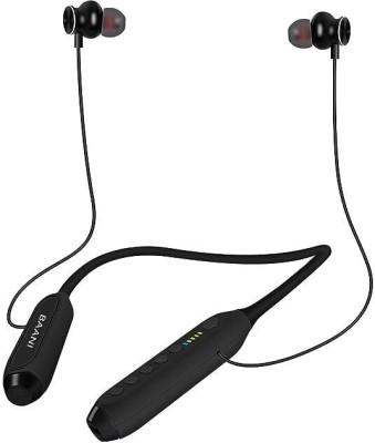 Baani Audio Flexi-band Bluetooth Earphones 100H Playtime IPX5 Bluetooth Headset(Black, In the Ear)