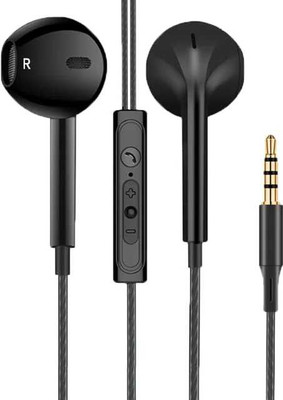 Ditto Hub Pulse Series Wired(Black, Best Support for Meeting and Music, In the Ear)