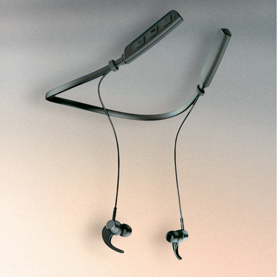 GPQ STORE Rokerz 235 Pro Wireless Bluetooth Neckband(0.3197 Bluetooth(Black, In the Ear)