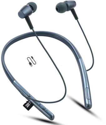 TOCSIN H-700 Knight Riders - 48 Hour Playtime Bluetooth Headphone Neckband Earphone(B2) Bluetooth(Grey, In the Ear)