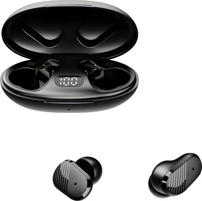 CIHROX Bluetooth 5.1 TWS Mini Earbuds Call Noise Reduction for Sports, Gym, Cycling Bluetooth Headset(Black, True Wireless)