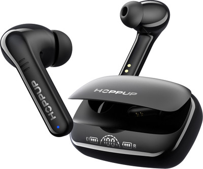 HOPPUP AirDoze Grand Pro with Power Bank Function, 200 Hrs Playtime, ENC & Gaming Mode Bluetooth(Black, True Wireless)