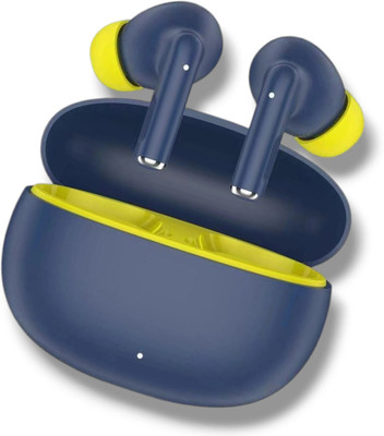 JAZX Buds 3 Pro Truly Wireless Earbuds with 12mm, Active Noise Cancellation (Blue5) Bluetooth(Blue, True Wireless)