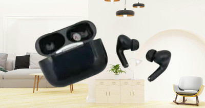 JQVA TWS Neo True Wireless Earbuds with Mic & Charging Case – Jet Black Bluetooth(Black, In the Ear)